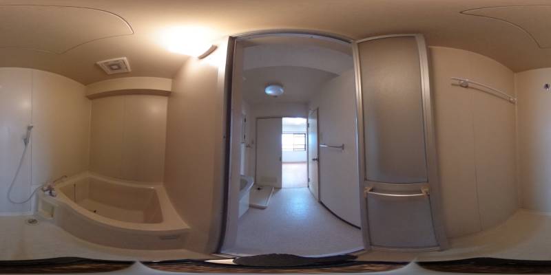 パノラマ画像バスルーム