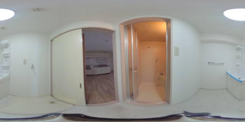 パノラマ画像洗面所