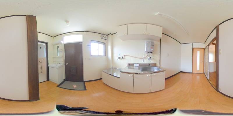 パノラマ画像キッチン