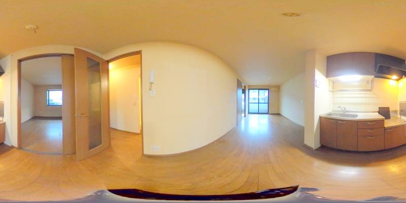 パノラマ画像キッチン