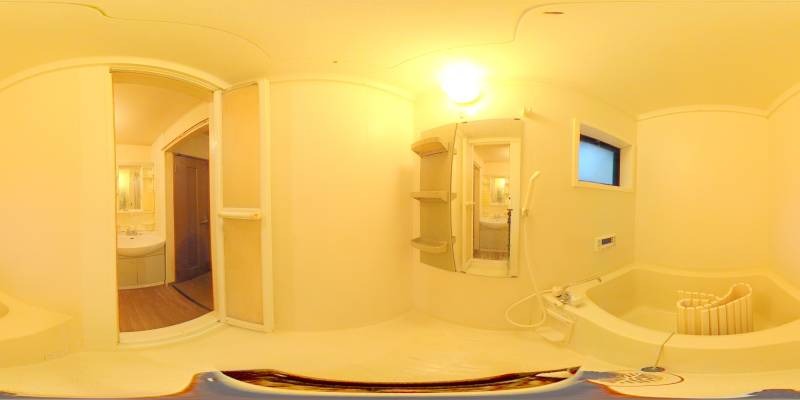 パノラマ画像バスルーム