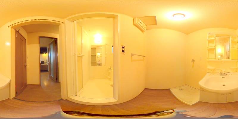 パノラマ画像洗面所