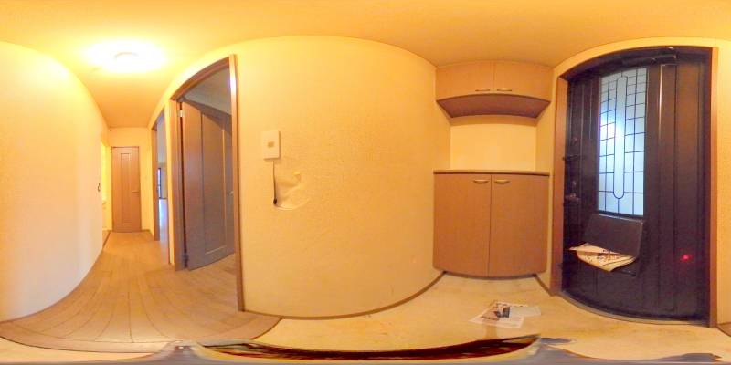 パノラマ画像玄関