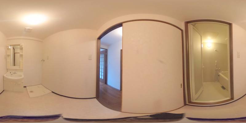 パノラマ画像洗面所