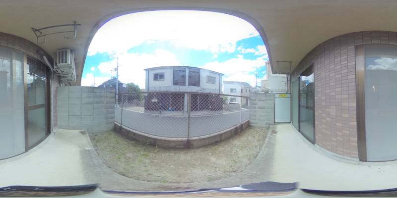 パノラマ画像バルコニー