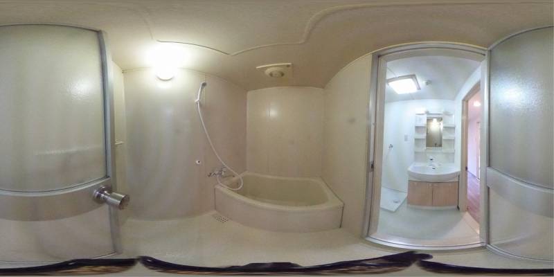 パノラマ画像バスルーム