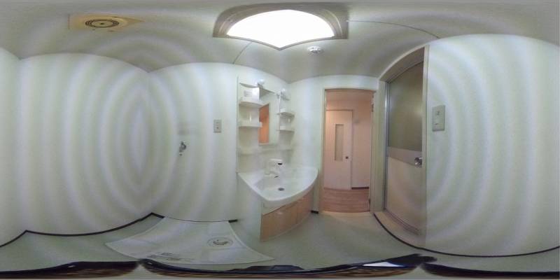 パノラマ画像洗面所