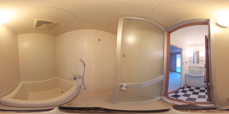 パノラマ画像バスルーム