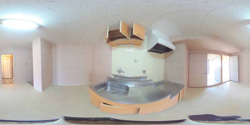 パノラマ画像キッチン