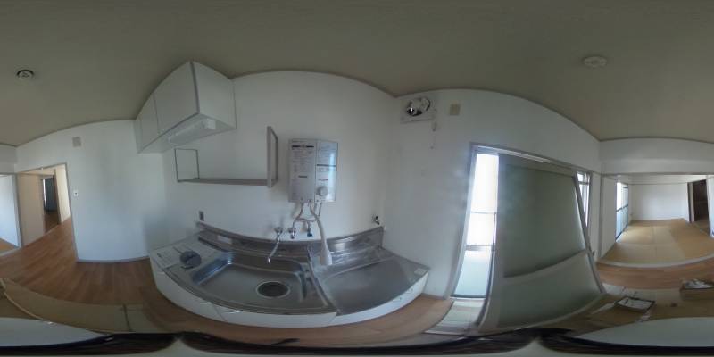 パノラマ画像キッチン