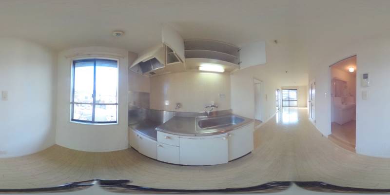 パノラマ画像キッチン