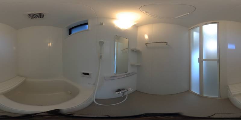 パノラマ画像バスルーム