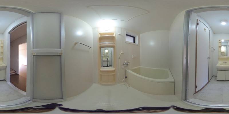 パノラマ画像バスルーム