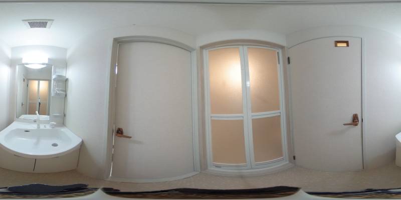 パノラマ画像洗面所