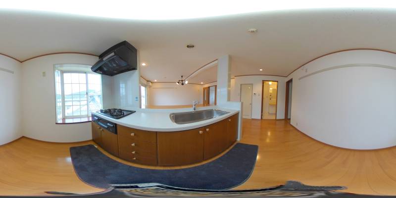 パノラマ画像キッチン