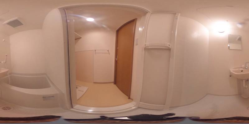 パノラマ画像バスルーム