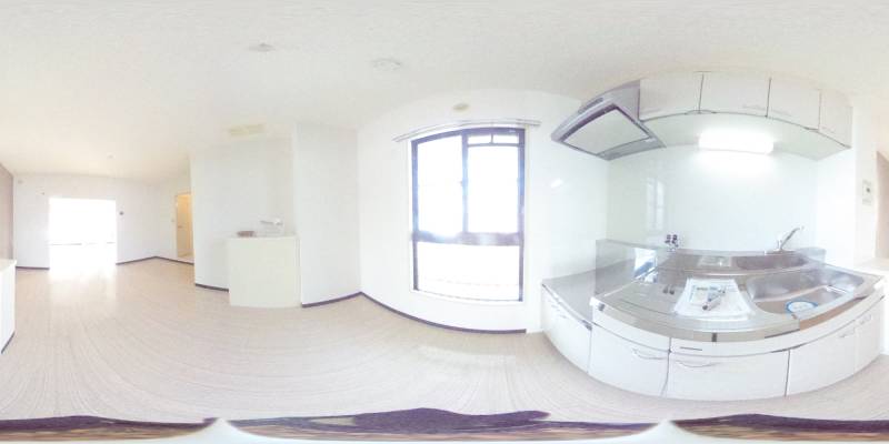 パノラマ画像キッチン