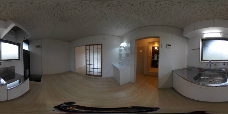 パノラマ画像キッチン