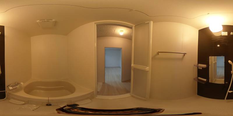 パノラマ画像バスルーム