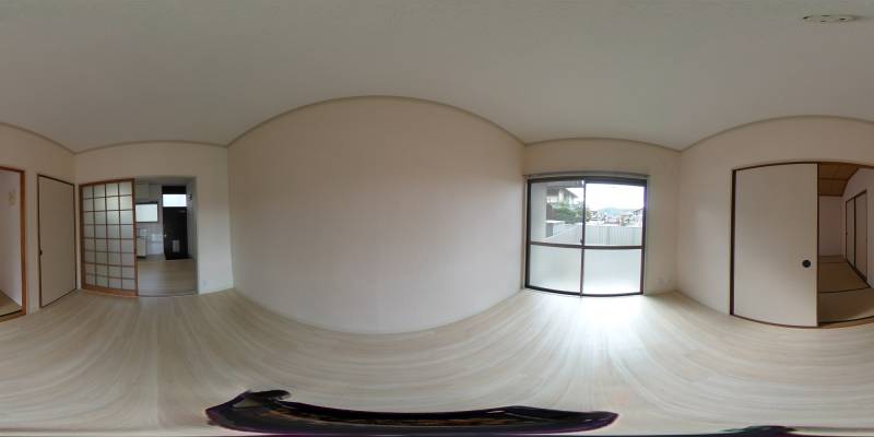 パノラマ画像洋室