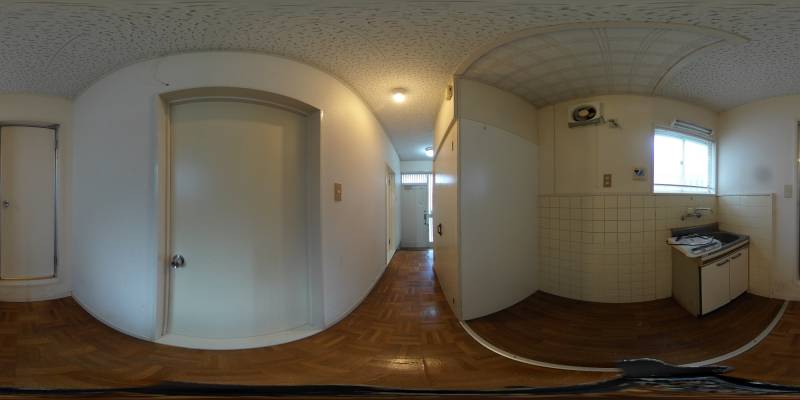 パノラマ画像キッチン