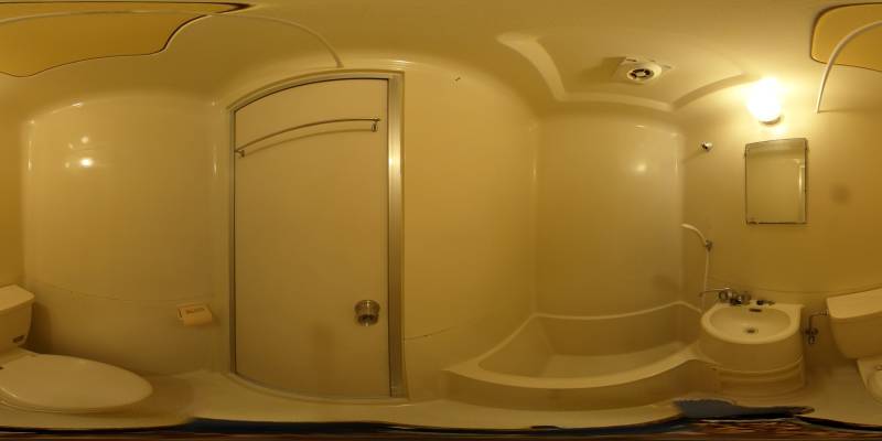 パノラマ画像バスルーム