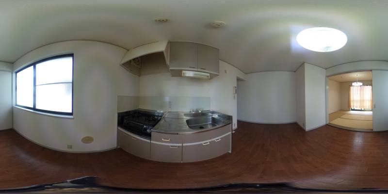 パノラマ画像キッチン