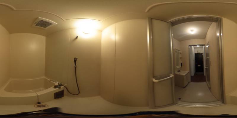 パノラマ画像バスルーム