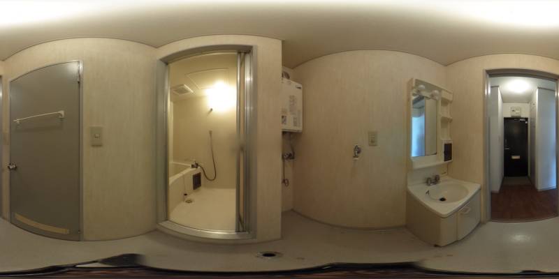 パノラマ画像洗面所