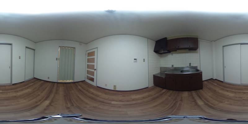 パノラマ画像キッチン