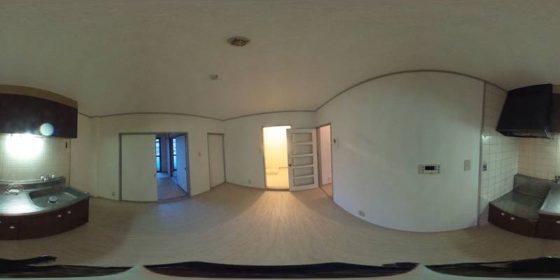 パノラマ画像キッチン