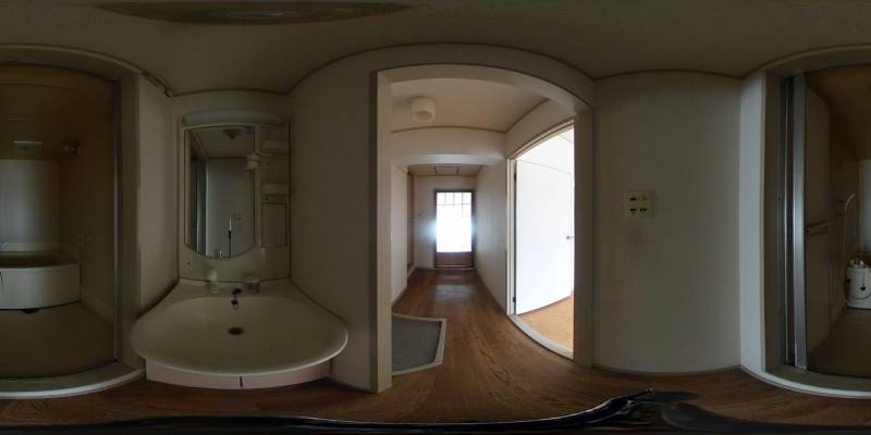 パノラマ画像洗面所