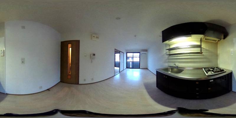 パノラマ画像キッチン