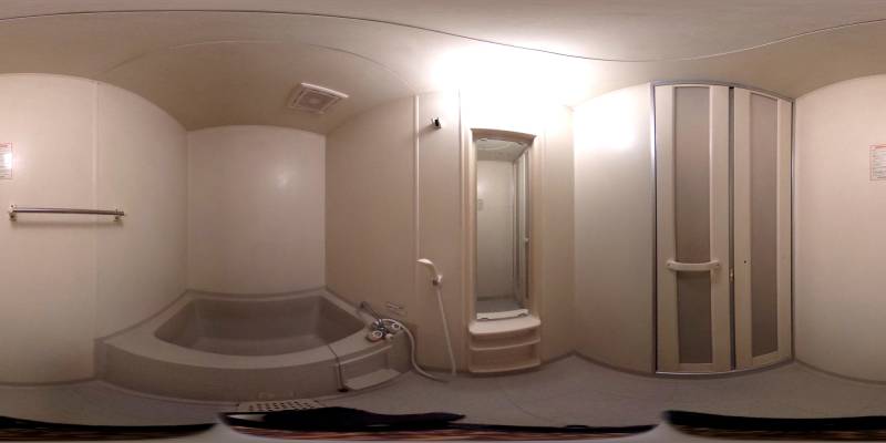 パノラマ画像バスルーム