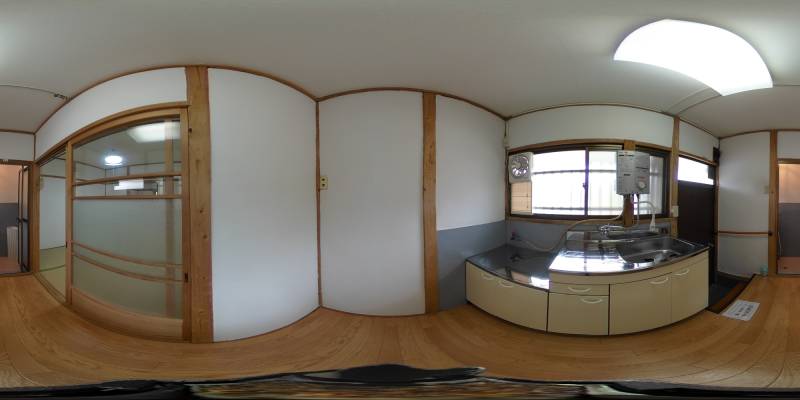 パノラマ画像キッチン