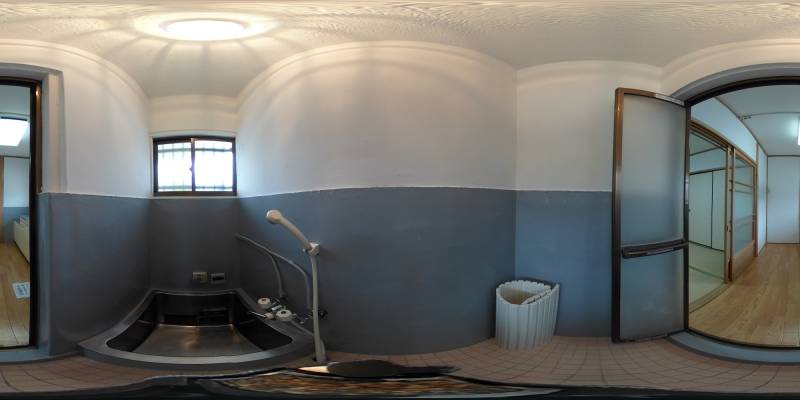 パノラマ画像バスルーム