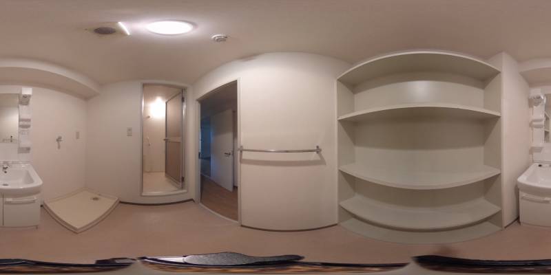 パノラマ画像バスルーム