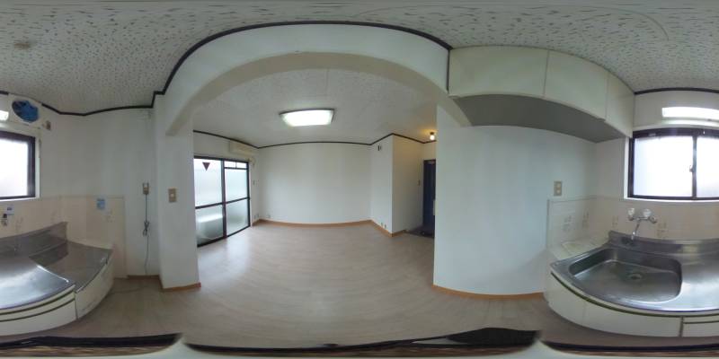 パノラマ画像キッチン