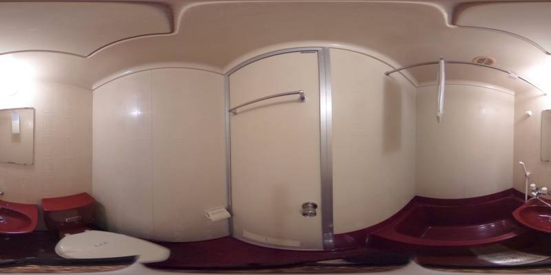 パノラマ画像バスルーム