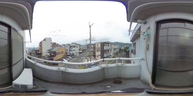 パノラマ画像バルコニー