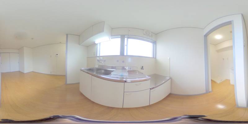 パノラマ画像キッチン