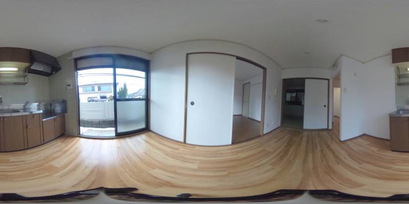 パノラマ画像キッチン