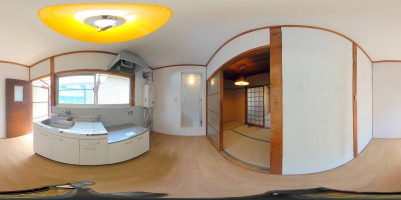 パノラマ画像キッチン