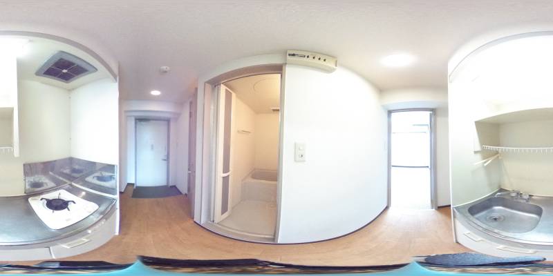 パノラマ画像キッチン