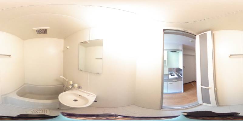 パノラマ画像バスルーム