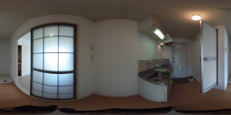 パノラマ画像キッチン