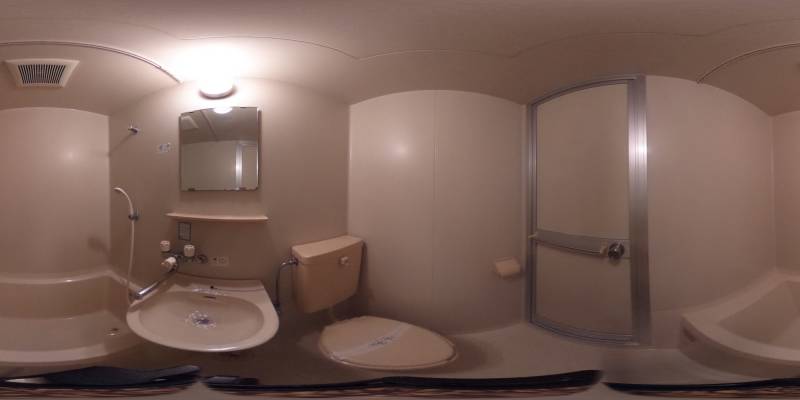 パノラマ画像バスルーム