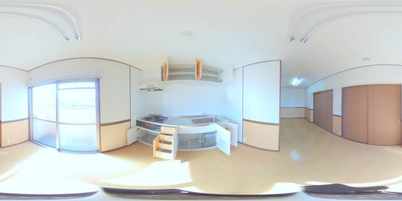 パノラマ画像キッチン
