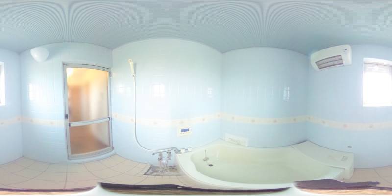 パノラマ画像バスルーム