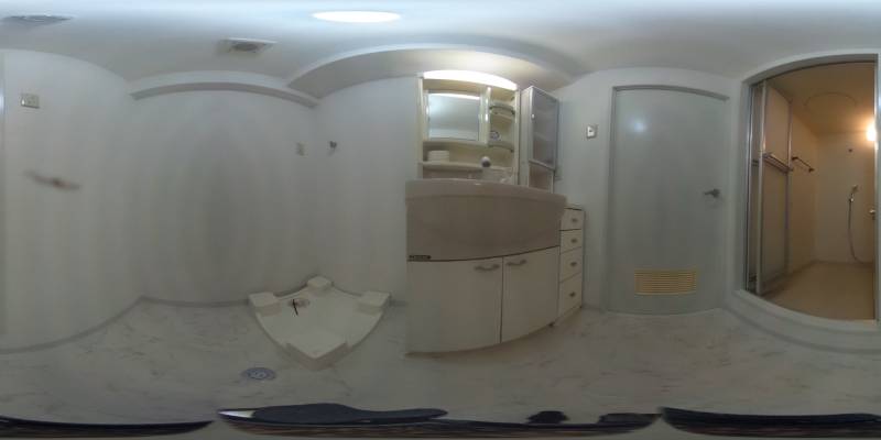 パノラマ画像洗面所